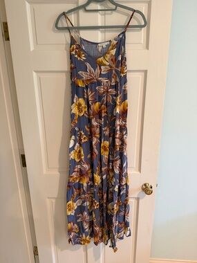 knee length dresses for ladies Wendy Lace Trim Maxi Dress main image 1